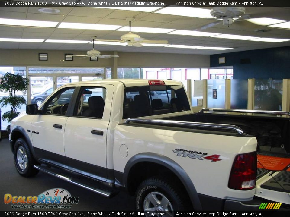 2009 Dodge Ram 1500 TRX4 Crew Cab 4x4 Stone White / Dark Slate/Medium Graystone Photo #2
