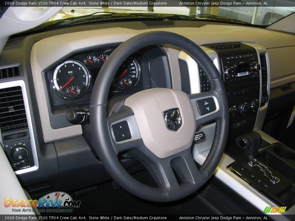 2009 Dodge Ram 1500 TRX4 Crew Cab 4x4 Stone White / Dark Slate/Medium Graystone Photo #5