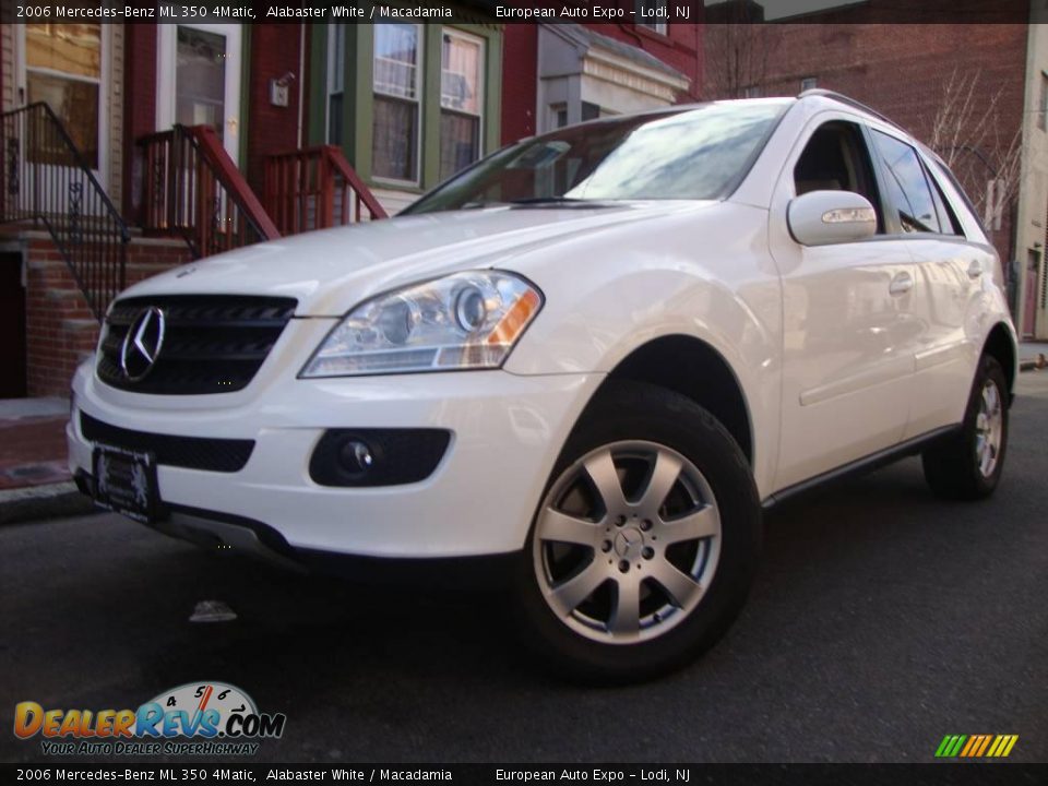 2006 Mercedes-Benz ML 350 4Matic Alabaster White / Macadamia Photo #1
