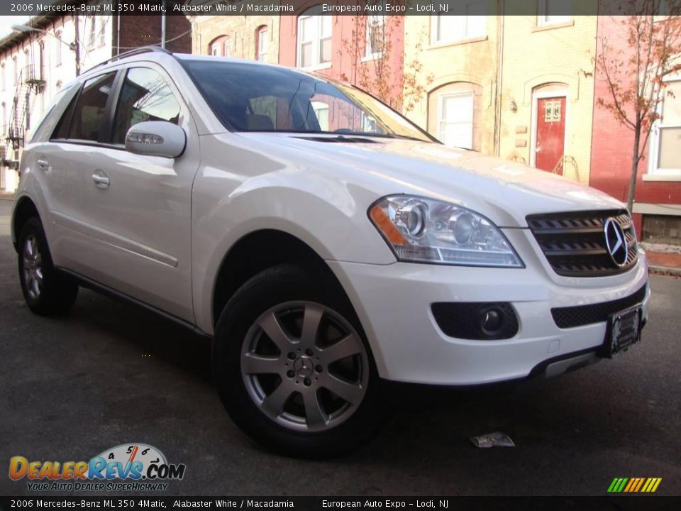 2006 Mercedes-Benz ML 350 4Matic Alabaster White / Macadamia Photo #2