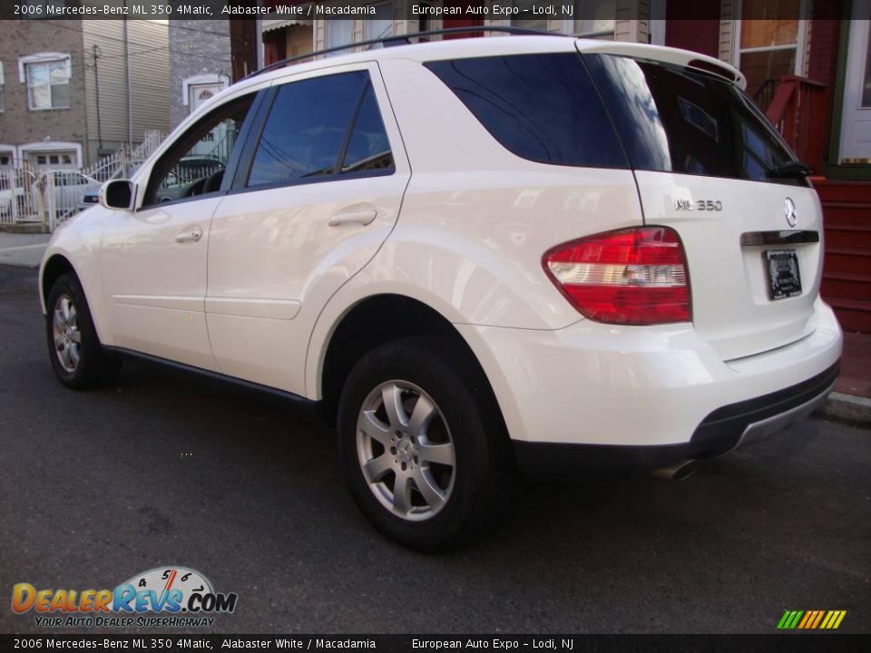 2006 Mercedes-Benz ML 350 4Matic Alabaster White / Macadamia Photo #3