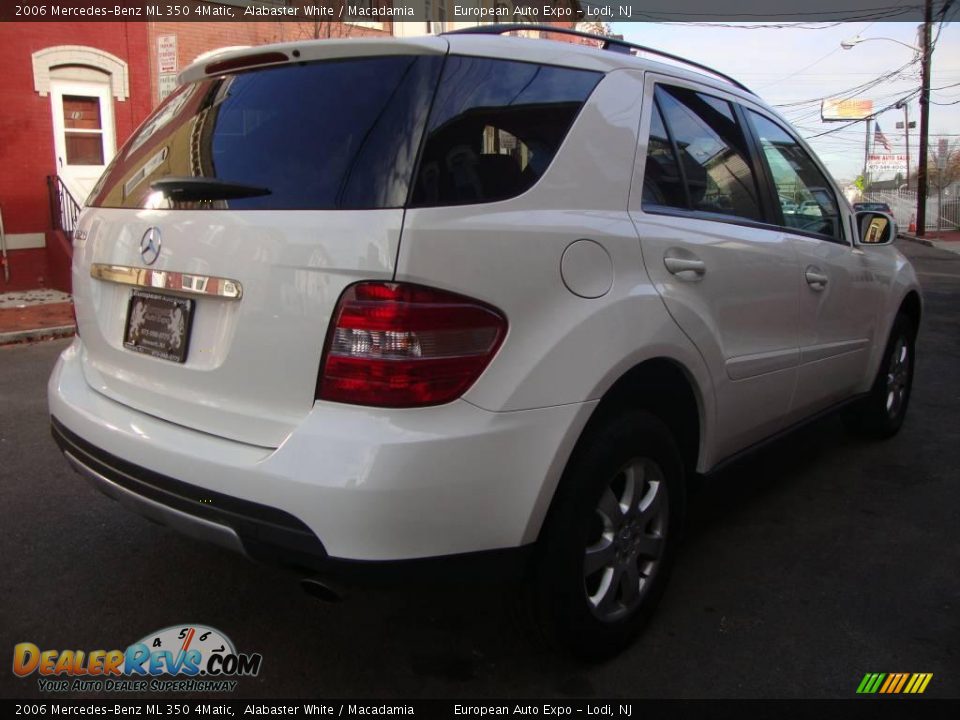 2006 Mercedes-Benz ML 350 4Matic Alabaster White / Macadamia Photo #4