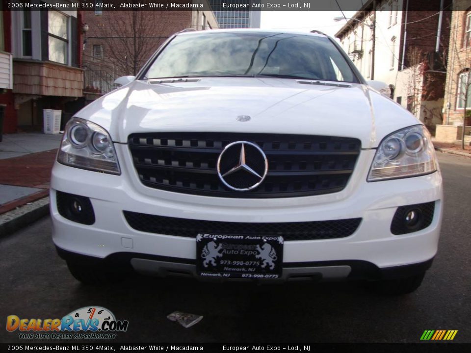 2006 Mercedes-Benz ML 350 4Matic Alabaster White / Macadamia Photo #7