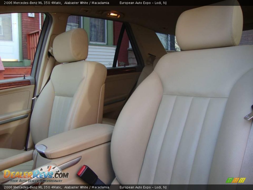 2006 Mercedes-Benz ML 350 4Matic Alabaster White / Macadamia Photo #9