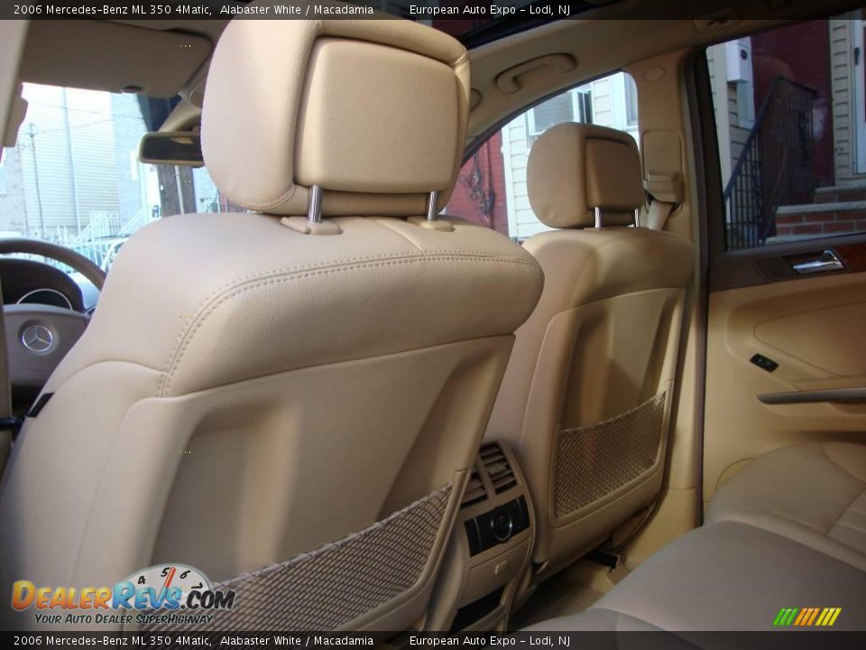 2006 Mercedes-Benz ML 350 4Matic Alabaster White / Macadamia Photo #10