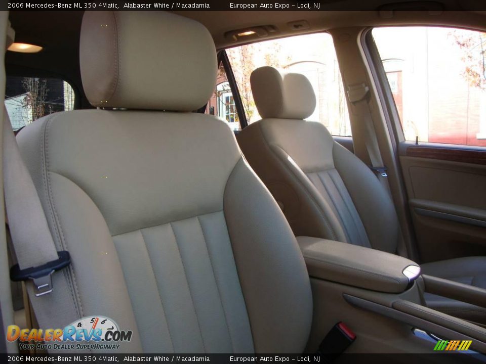 2006 Mercedes-Benz ML 350 4Matic Alabaster White / Macadamia Photo #15