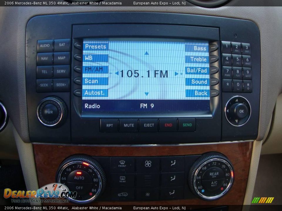 2006 Mercedes-Benz ML 350 4Matic Alabaster White / Macadamia Photo #18