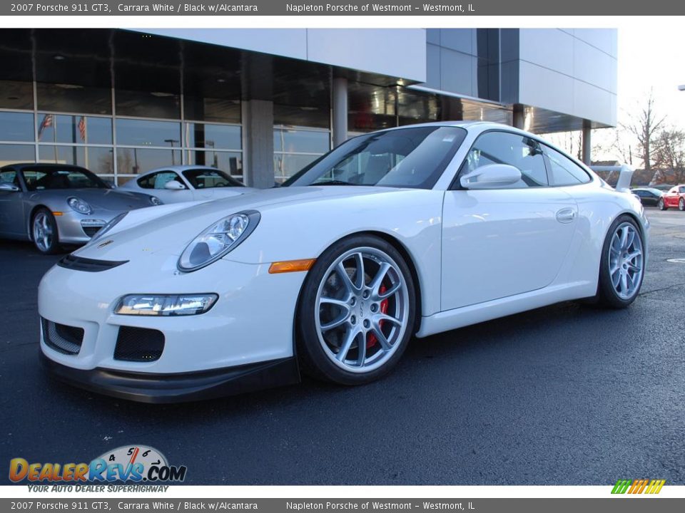 2007 Porsche 911 GT3 Carrara White / Black w/Alcantara Photo #1