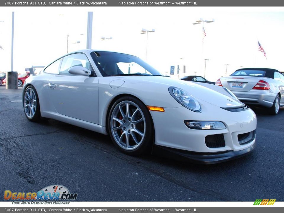 2007 Porsche 911 GT3 Carrara White / Black w/Alcantara Photo #3