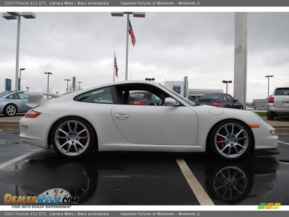 2007 Porsche 911 GT3 Carrara White / Black w/Alcantara Photo #4
