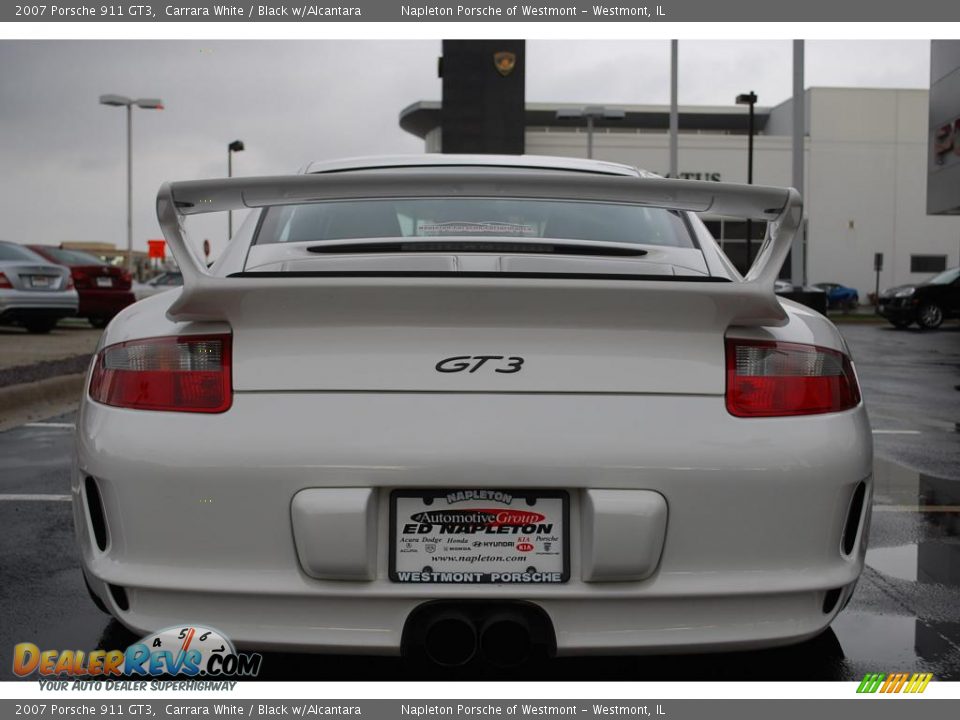 2007 Porsche 911 GT3 Carrara White / Black w/Alcantara Photo #6