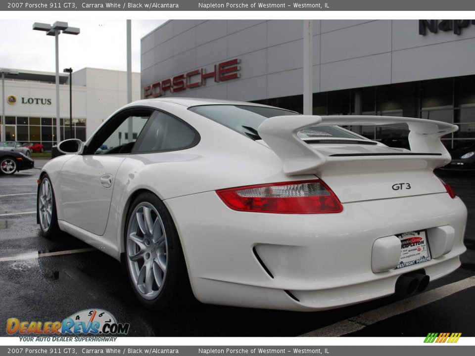 2007 Porsche 911 GT3 Carrara White / Black w/Alcantara Photo #7
