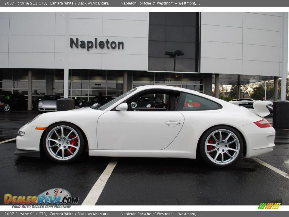 2007 Porsche 911 GT3 Carrara White / Black w/Alcantara Photo #8