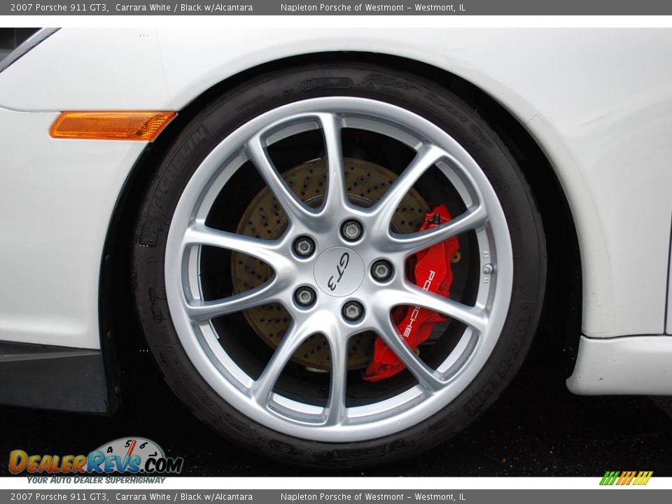 2007 Porsche 911 GT3 Carrara White / Black w/Alcantara Photo #9