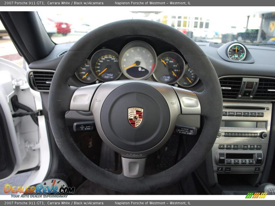 2007 Porsche 911 GT3 Carrara White / Black w/Alcantara Photo #14
