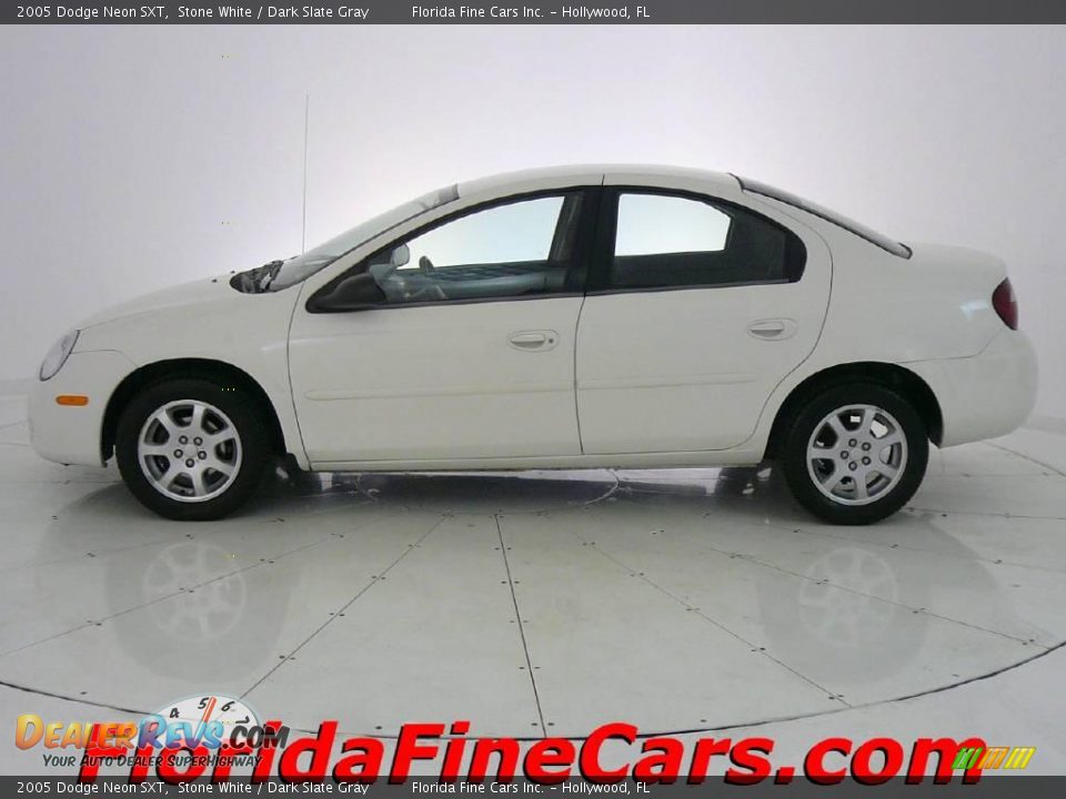 2005 Dodge Neon SXT Stone White / Dark Slate Gray Photo #3