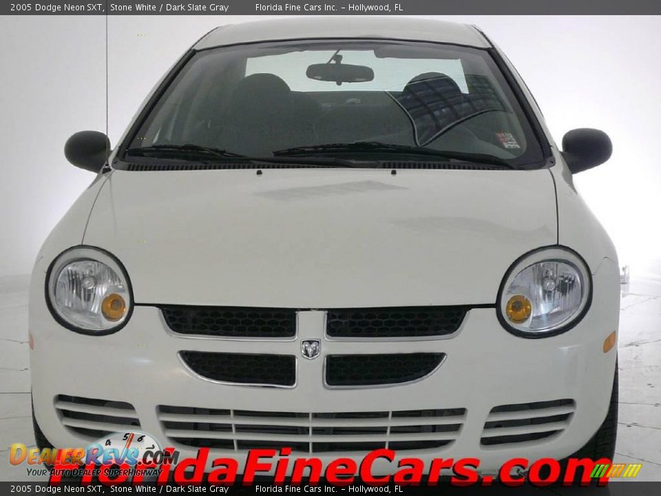 2005 Dodge Neon SXT Stone White / Dark Slate Gray Photo #5