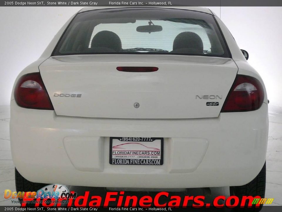 2005 Dodge Neon SXT Stone White / Dark Slate Gray Photo #6