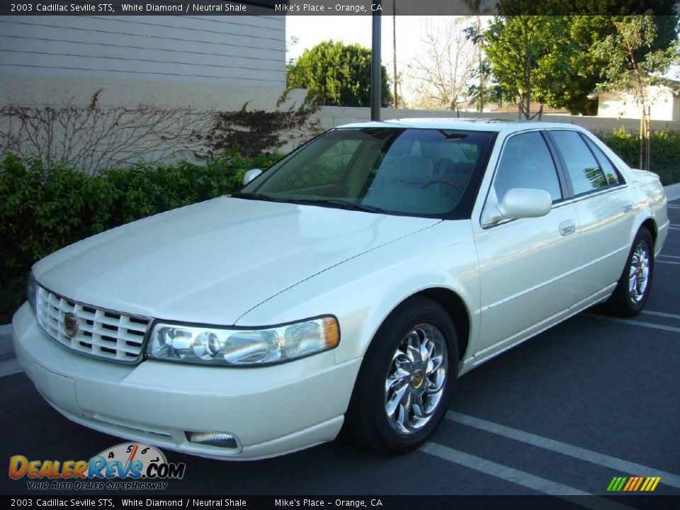 2003 Cadillac Seville STS White Diamond / Neutral Shale Photo #1