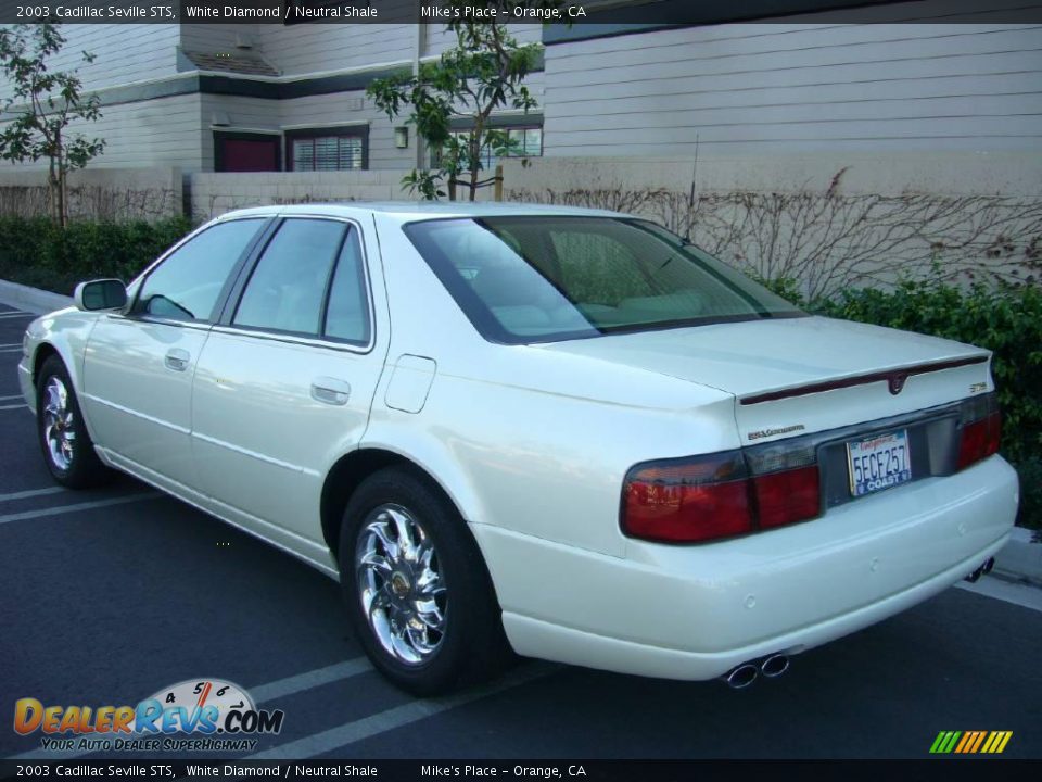 2003 Cadillac Seville STS White Diamond / Neutral Shale Photo #3