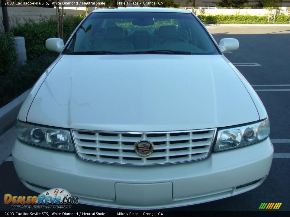 2003 Cadillac Seville STS White Diamond / Neutral Shale Photo #8