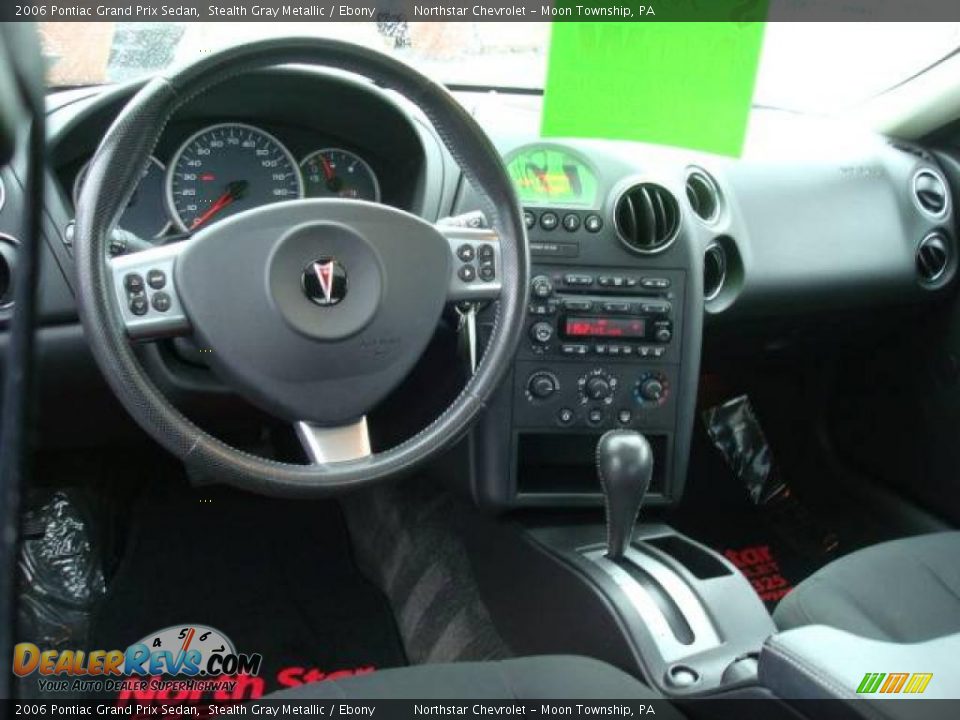 2006 Pontiac Grand Prix Sedan Stealth Gray Metallic / Ebony Photo #12