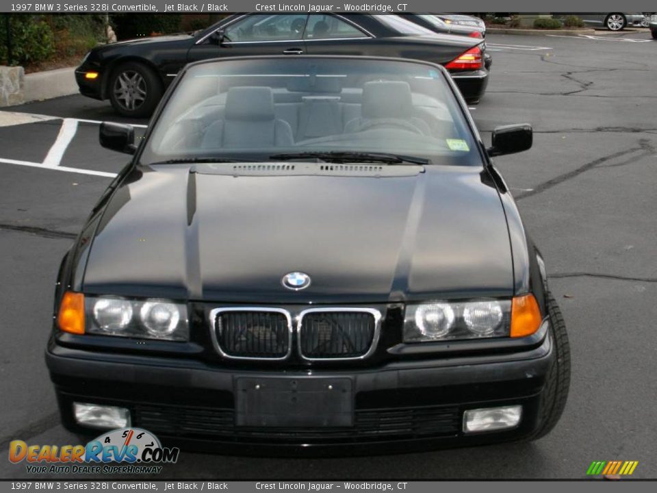 1997 BMW 3 Series 328i Convertible Jet Black / Black Photo #2