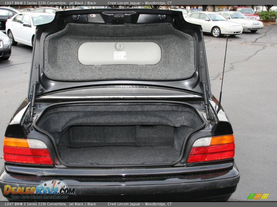 1997 BMW 3 Series 328i Convertible Jet Black / Black Photo #7