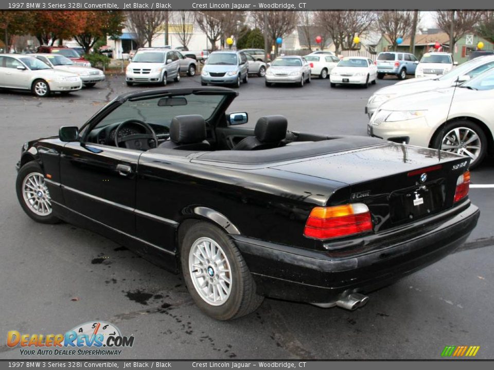 1997 BMW 3 Series 328i Convertible Jet Black / Black Photo #8 ...