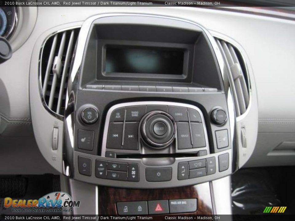 2010 Buick LaCrosse CXL AWD Red Jewel Tintcoat / Dark Titanium/Light Titanium Photo #8