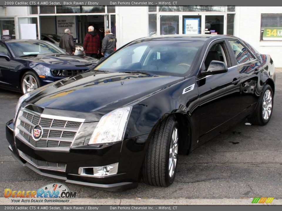 2009 Cadillac CTS 4 AWD Sedan Black Raven / Ebony Photo #1