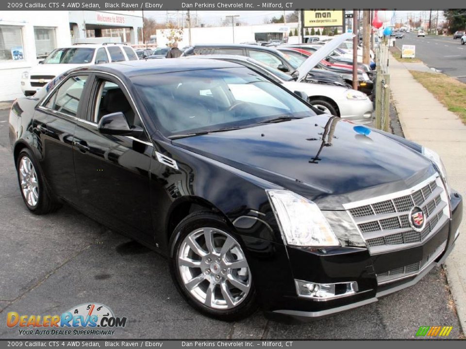 2009 Cadillac CTS 4 AWD Sedan Black Raven / Ebony Photo #3