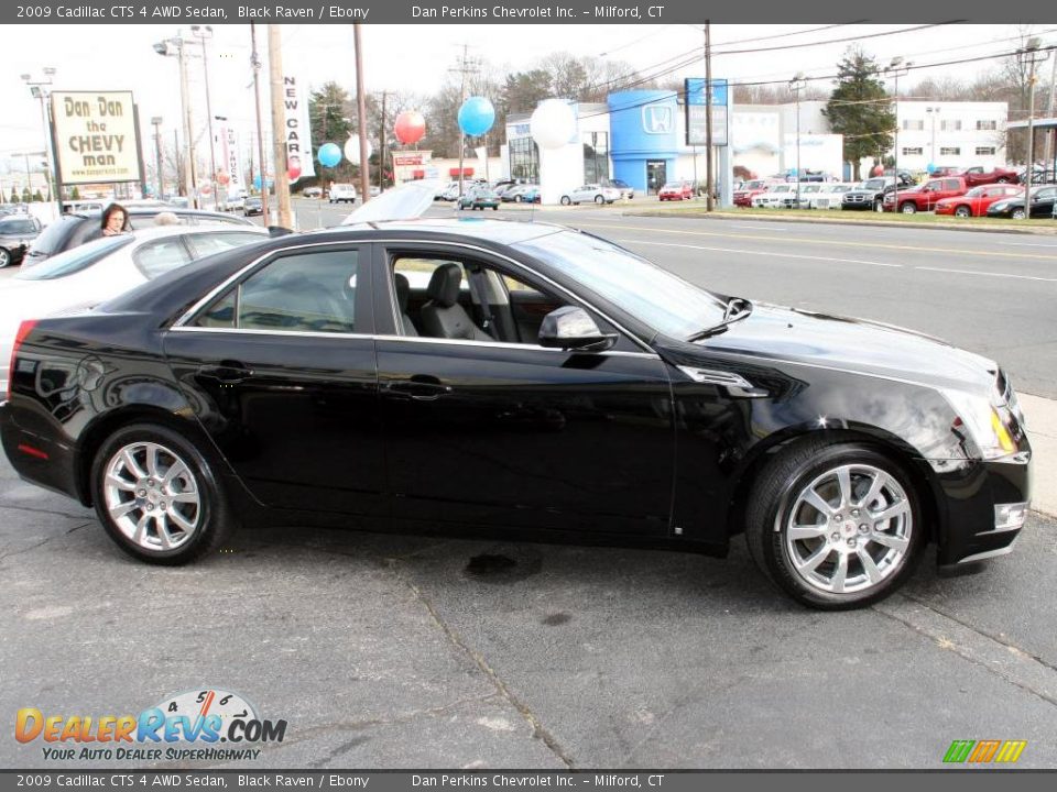 2009 Cadillac CTS 4 AWD Sedan Black Raven / Ebony Photo #4