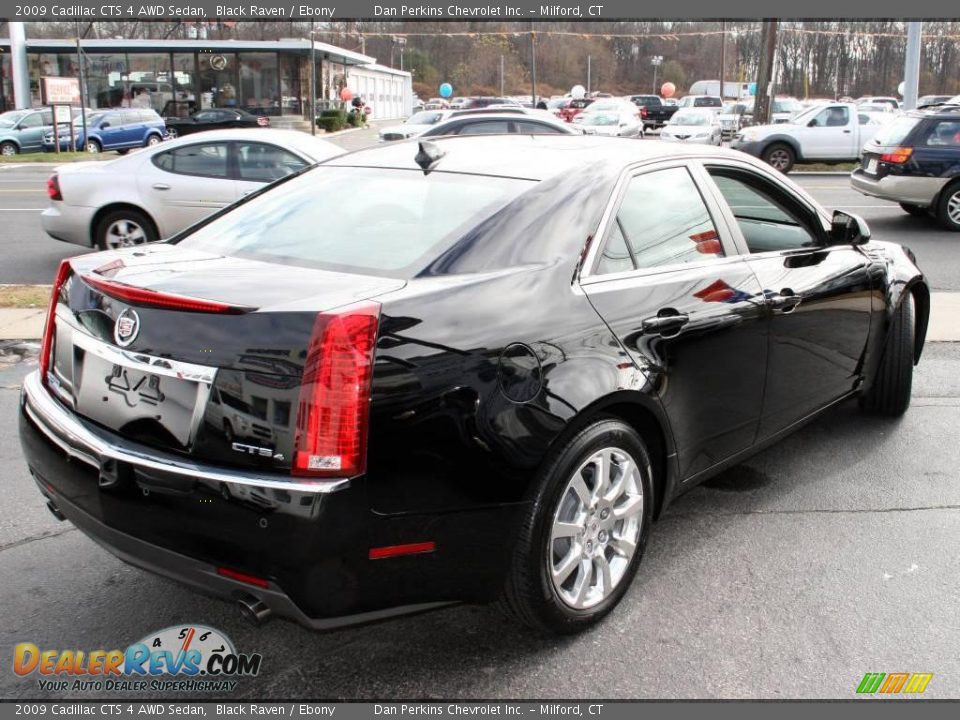 2009 Cadillac CTS 4 AWD Sedan Black Raven / Ebony Photo #5