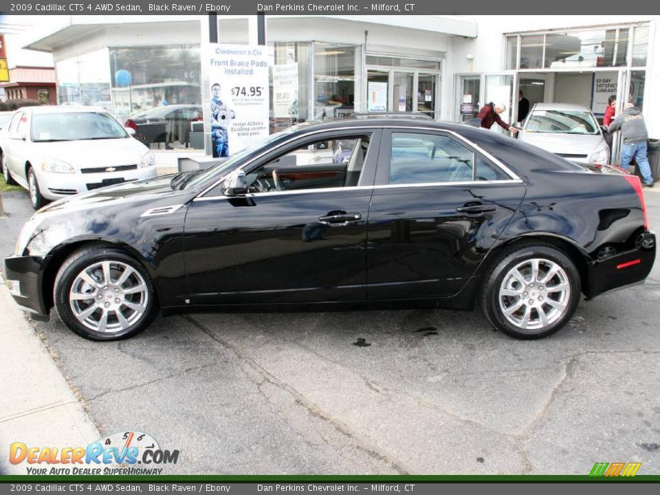 2009 Cadillac CTS 4 AWD Sedan Black Raven / Ebony Photo #8