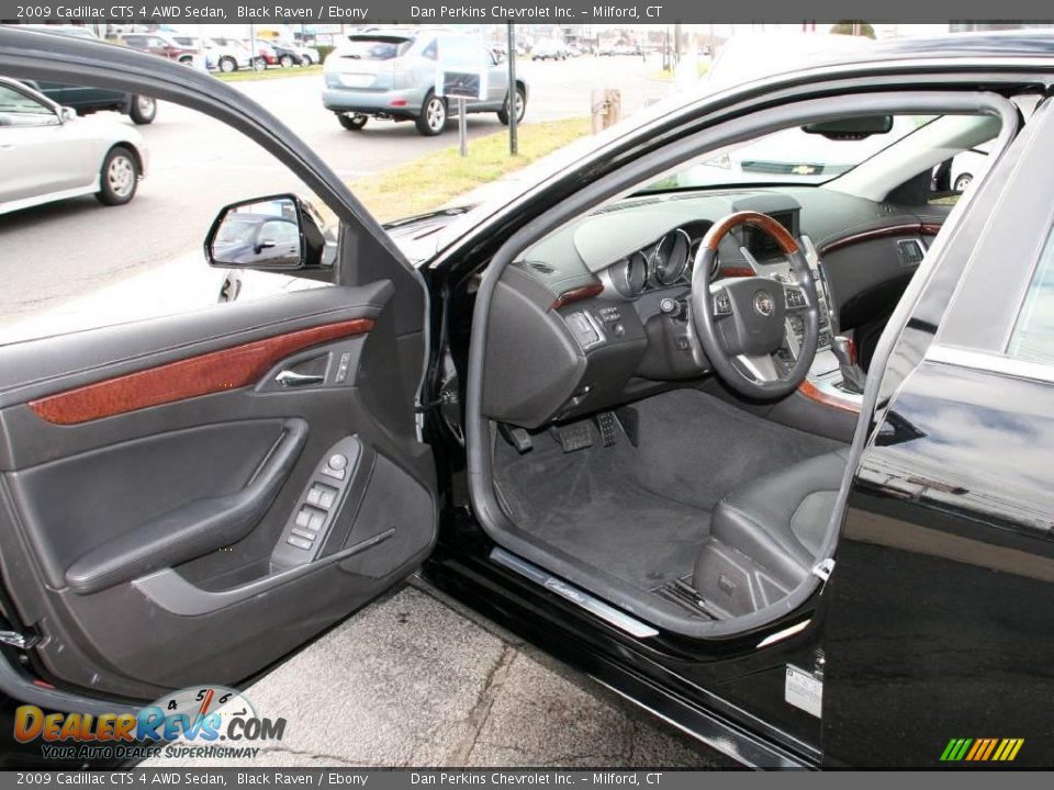 2009 Cadillac CTS 4 AWD Sedan Black Raven / Ebony Photo #9