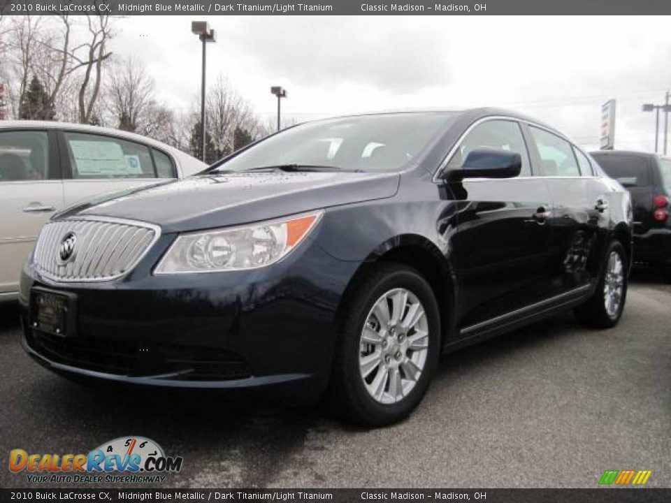 2010 Buick LaCrosse CX Midnight Blue Metallic / Dark Titanium/Light Titanium Photo #1