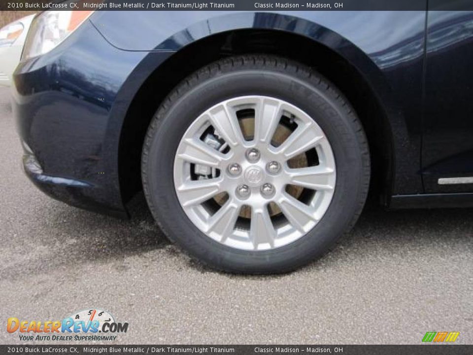 2010 Buick LaCrosse CX Midnight Blue Metallic / Dark Titanium/Light Titanium Photo #5