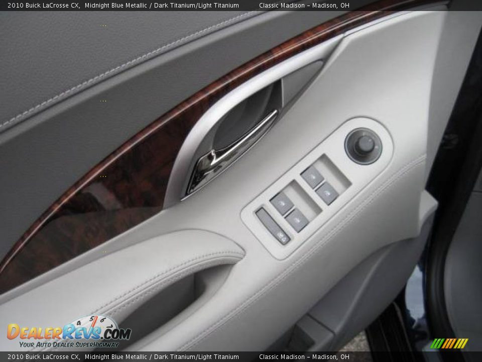 2010 Buick LaCrosse CX Midnight Blue Metallic / Dark Titanium/Light Titanium Photo #6