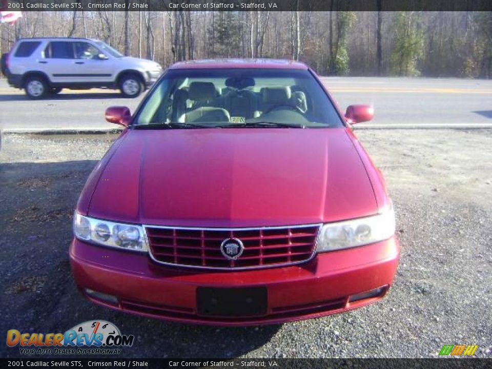 2001 Cadillac Seville STS Crimson Red / Shale Photo #1