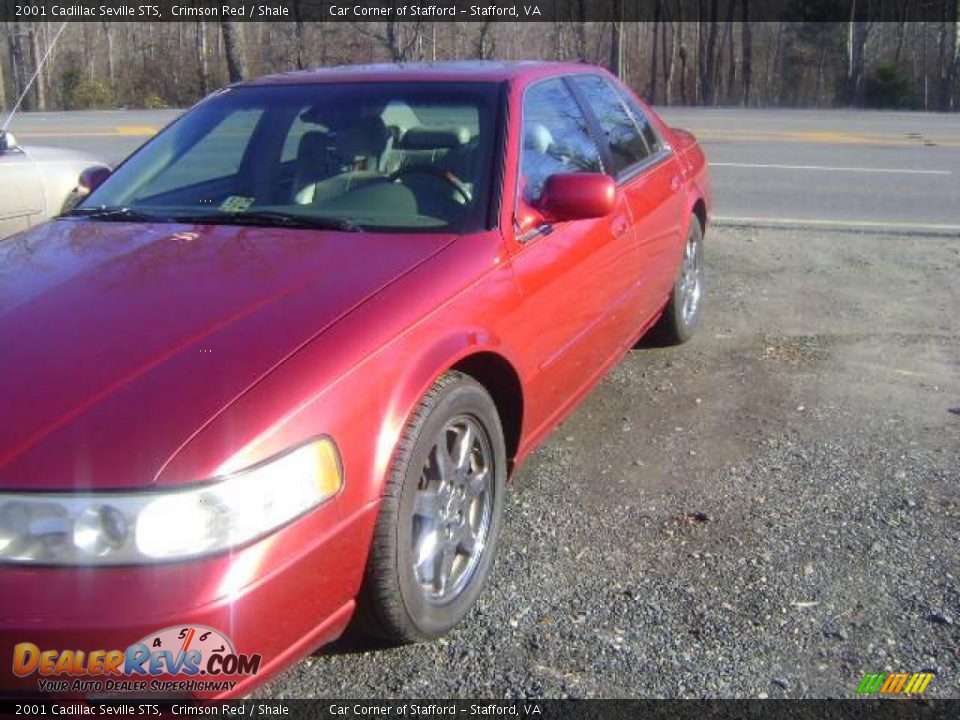 2001 Cadillac Seville STS Crimson Red / Shale Photo #5