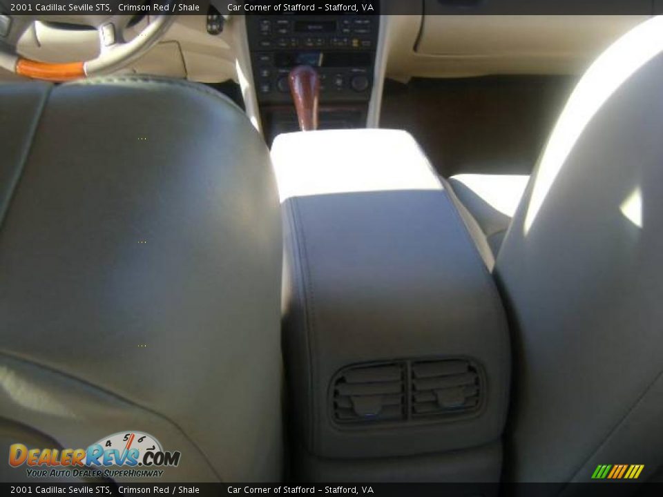 2001 Cadillac Seville STS Crimson Red / Shale Photo #15
