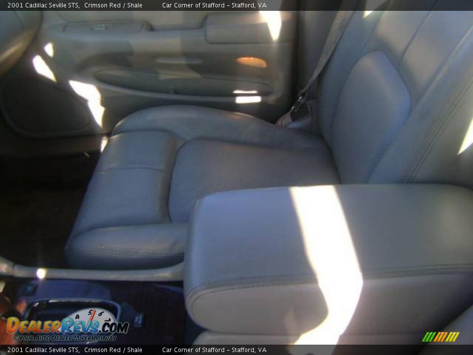 2001 Cadillac Seville STS Crimson Red / Shale Photo #16