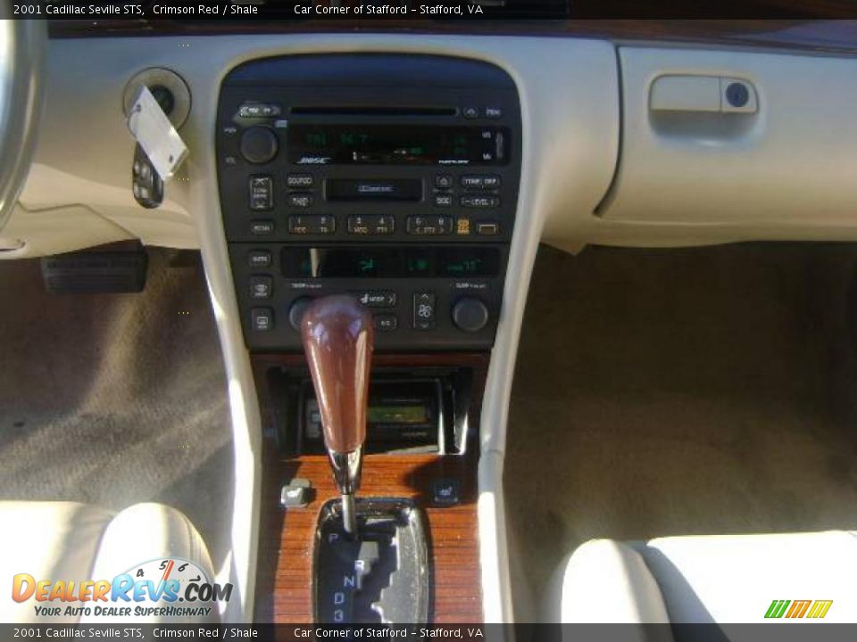 2001 Cadillac Seville STS Crimson Red / Shale Photo #17