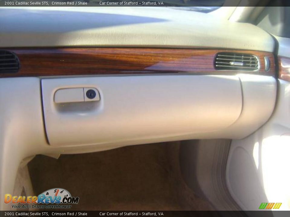 2001 Cadillac Seville STS Crimson Red / Shale Photo #21