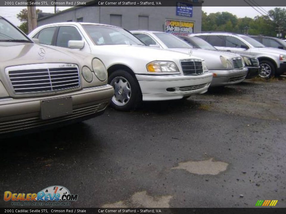 2001 Cadillac Seville STS Crimson Red / Shale Photo #23