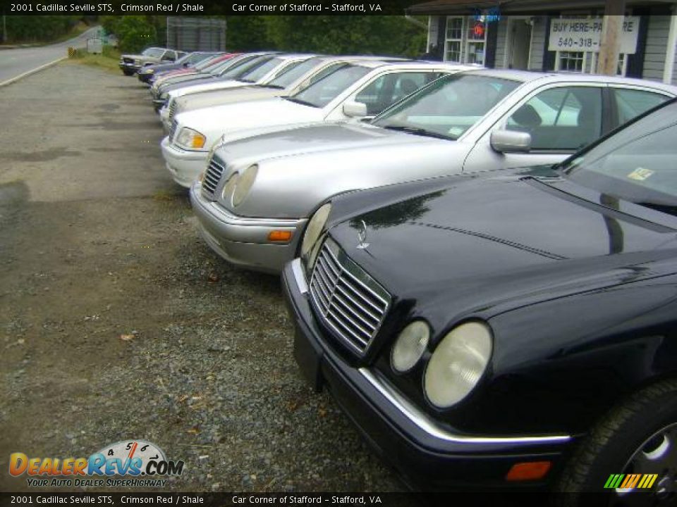 2001 Cadillac Seville STS Crimson Red / Shale Photo #24