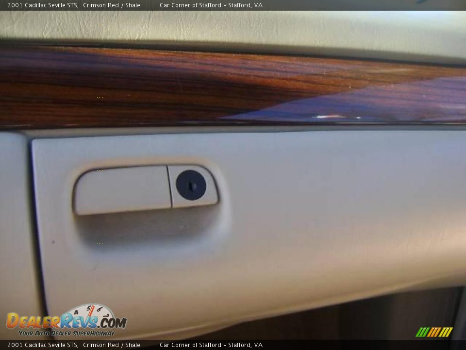 2001 Cadillac Seville STS Crimson Red / Shale Photo #25