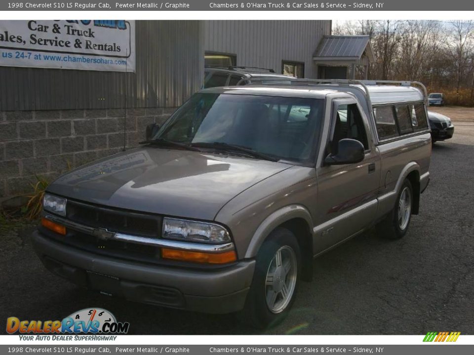 1998 Chevrolet S10 LS Regular Cab Pewter Metallic / Graphite Photo #1