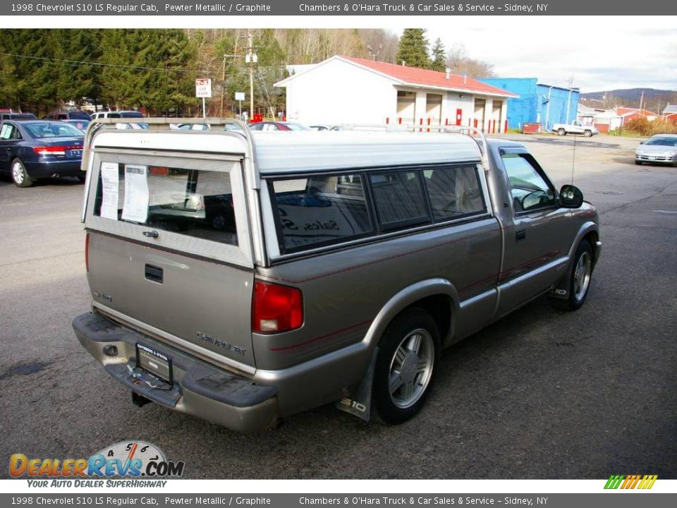 1998 Chevrolet S10 LS Regular Cab Pewter Metallic / Graphite Photo #8